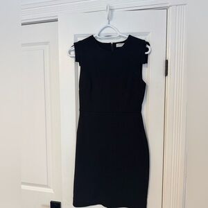 Babaton Black Midi Sheath Dress